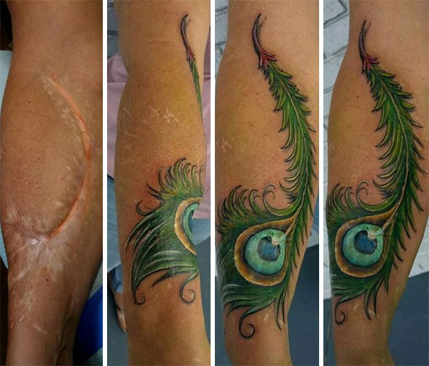 scars tattoos cover up 10 - 50 Incríveis tatuagens de encobrimento de cicatrizes