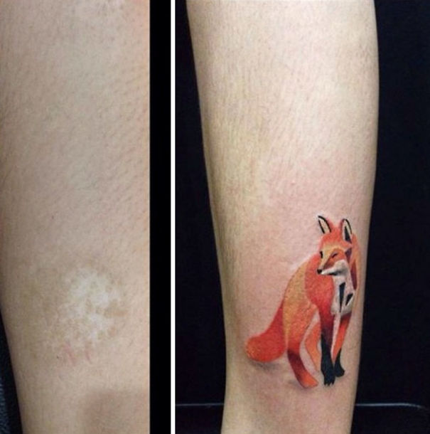 scars tattoos cover up 32 - 50 Incríveis tatuagens de encobrimento de cicatrizes