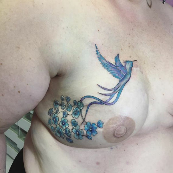 scars tattoos cover up 42 - 50 Incríveis tatuagens de encobrimento de cicatrizes