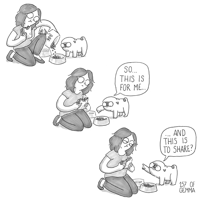 20+ Hilarious Comics That Illustrate What It’s Like Living With A Dog