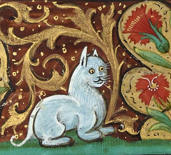 Someone Noticed That Cats In Medieval Paintings Look Really Ugly, And