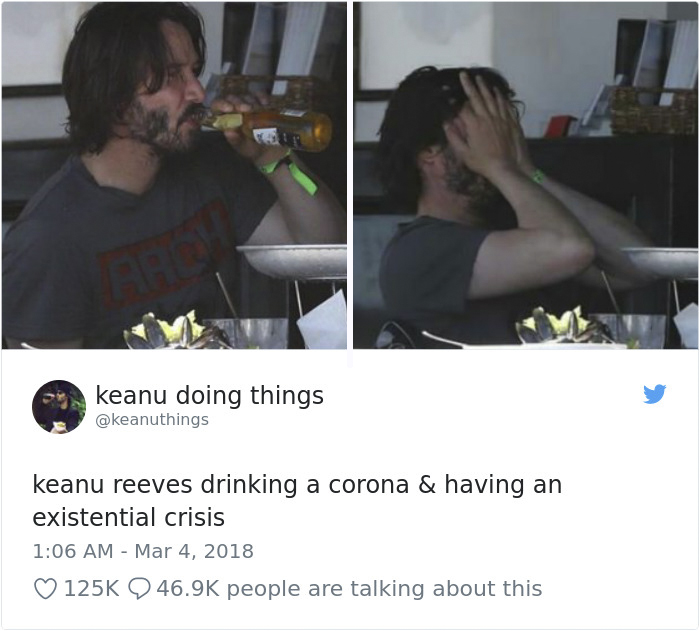 5abe1c07dee8d 970103067017449472 png 700 5abc9d0b0c8da 700 - Por que Keanu Reeves tímido e introvertido é tão popular na Internet?