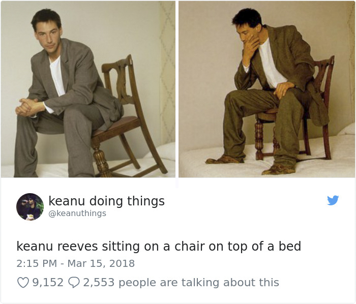 5abe1c0b0fe34 974288089895112705 png 700 5abc9ef73d7c4 700 - Por que Keanu Reeves tímido e introvertido é tão popular na Internet?