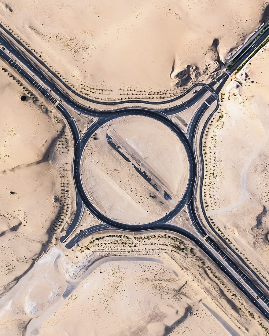 amazing desert aerial photography irenaeus herok 1 - 20 fotos aéreas impressionantes que mostram o deserto tomando conta de Dubai