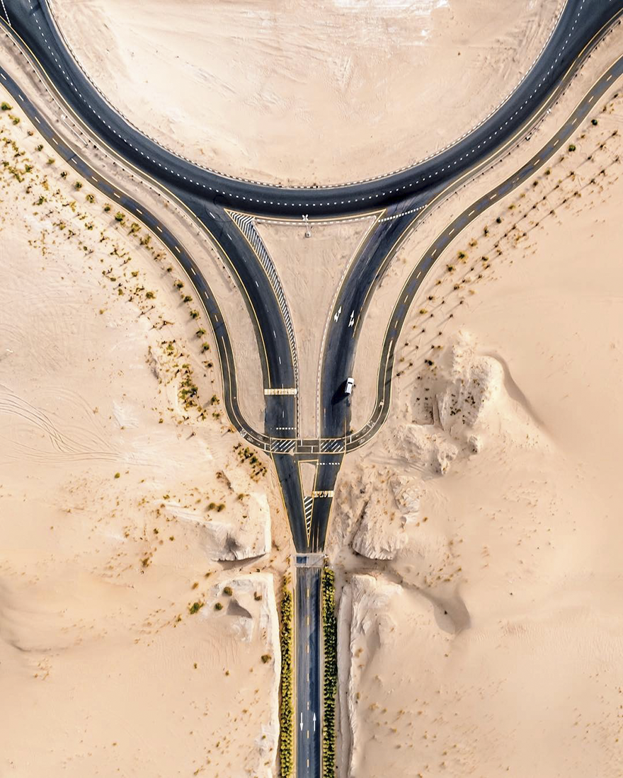 amazing desert aerial photography irenaeus herok 15 - 20 fotos aéreas impressionantes que mostram o deserto tomando conta de Dubai