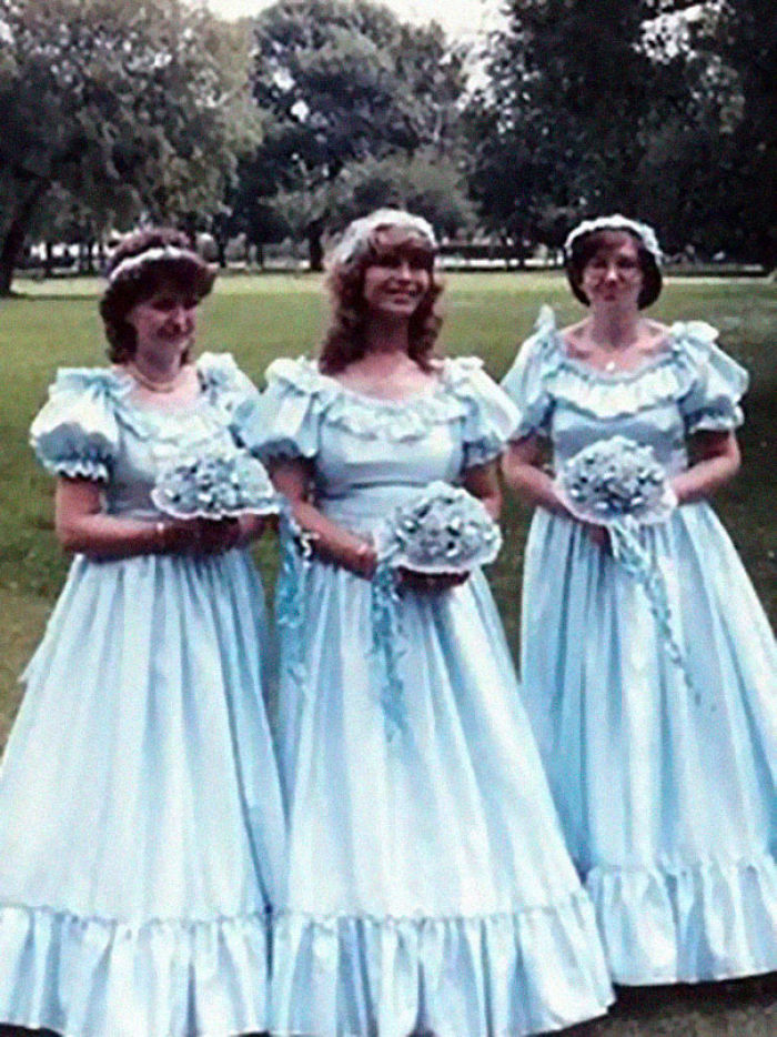 old style bridesmaid dresses