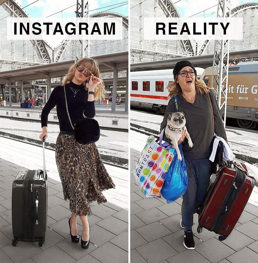 5b976d9761160 German shows the reality of perfect instagram photos and the result is a lot of fun 5b8e33e44067c  880 - Instagram: Expectativa x Realidade # Parte 2