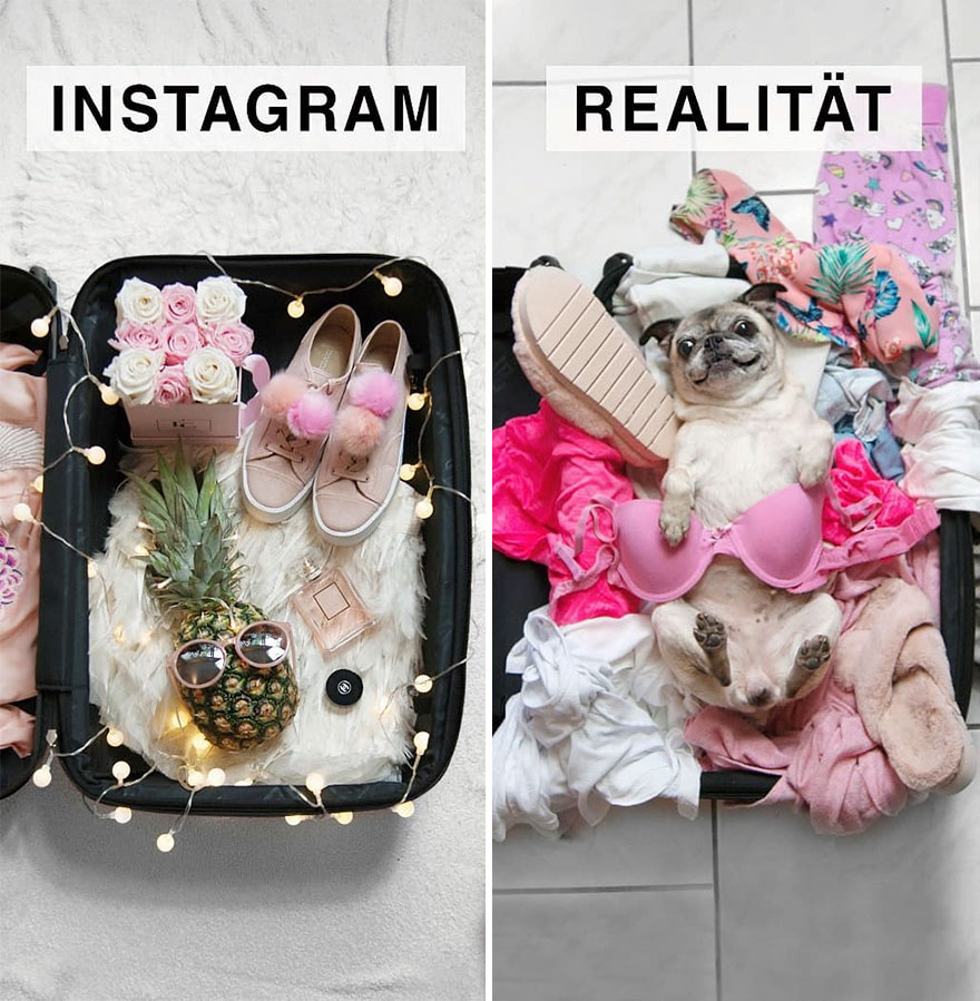 5b976d97ae299 German shows the reality of perfect instagram photos and the result is a lot of fun 5b8e3401121ad  880 - Instagram: Expectativa x Realidade