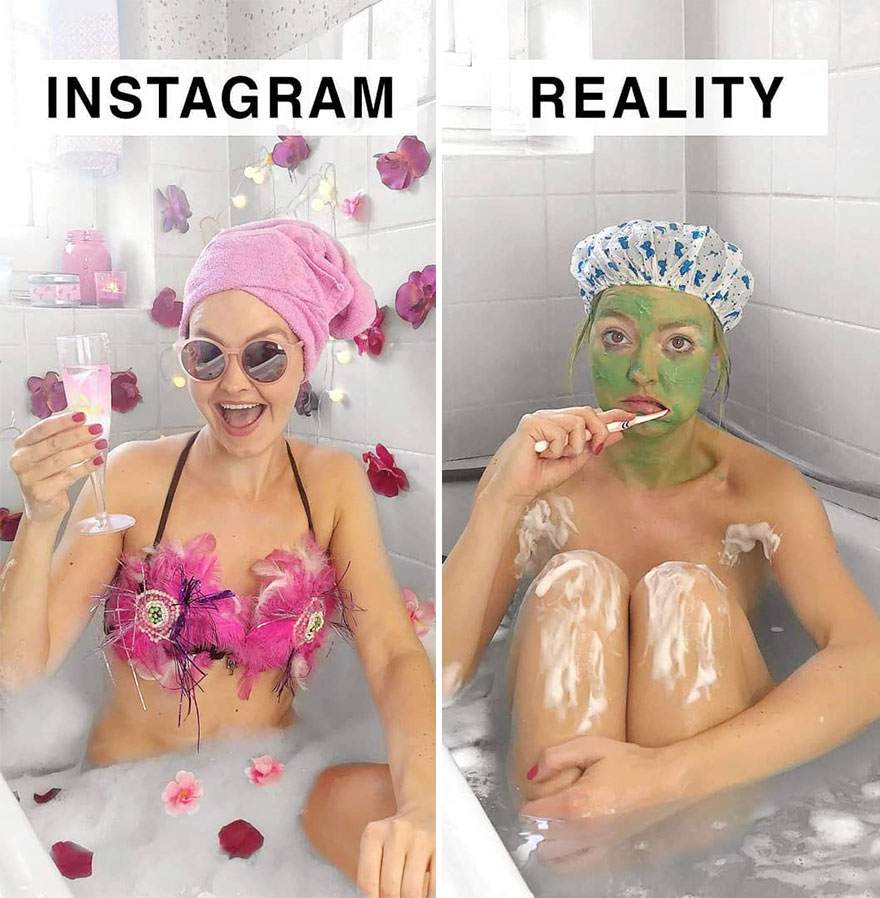 5b976d99537d3 German shows the reality of perfect instagram photos and the result is a lot of fun 5b8e33ee28e34  880 - Instagram: Expectativa x Realidade
