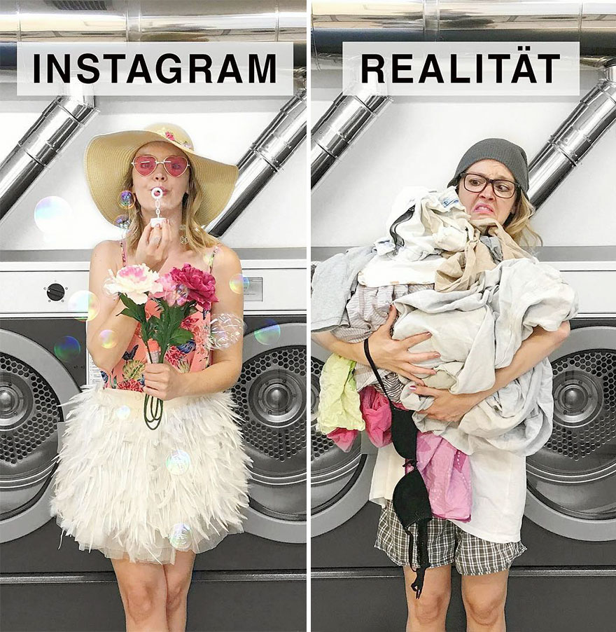 5b976d9a06bf3 German shows the reality of perfect instagram photos and the result is a lot of fun 5b8e33e62c051  880 - Instagram: Expectativa x Realidade # Parte 2