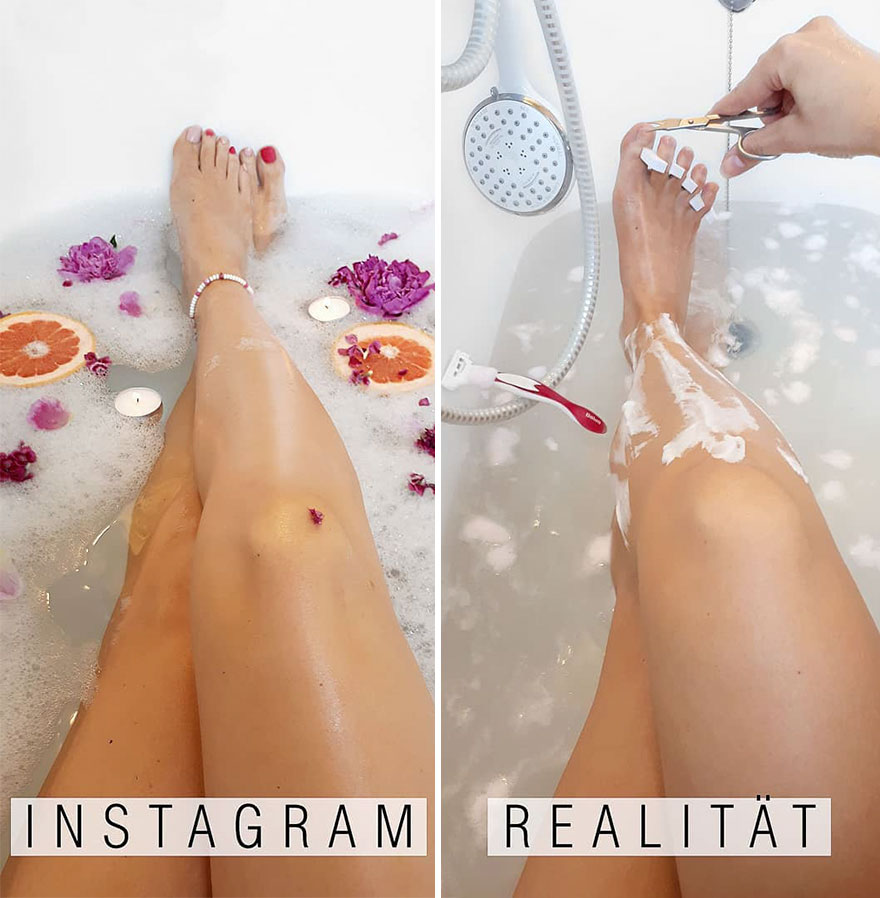 5b976d9dbe2a4 German shows the reality of perfect instagram photos and the result is a lot of fun 5b8e33ff1f7f6  880 - Instagram: Expectativa x Realidade # Parte 2