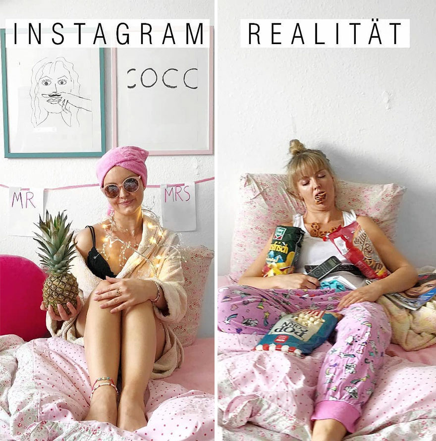 5b976d9eb3ee5 German shows the reality of perfect instagram photos and the result is a lot of fun 5b8e340ca47ae  880 - Instagram: Expectativa x Realidade # Parte 2