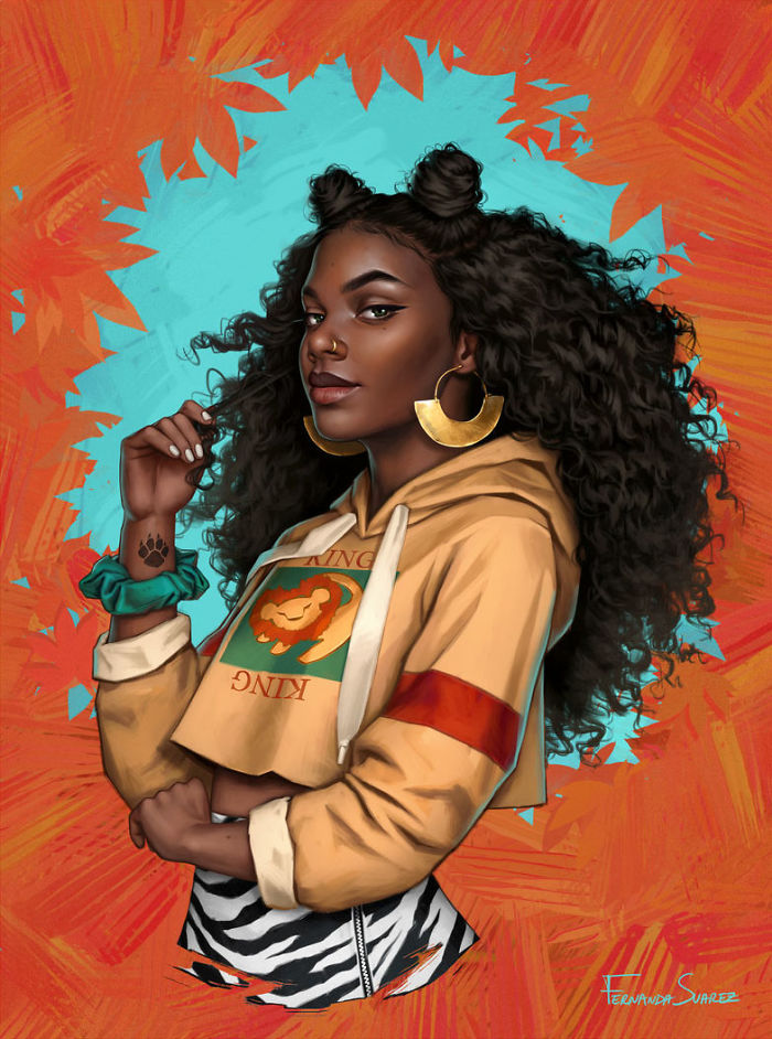 5bb61360dda24 Illustrator Shows How Disney Princesses Would Look Like If They Lived In 2018 And The Result Is Awesome 5bb32669008a0  700 - Illustratora mostra como os personagens da Disney ficariam se vivessem em 2019