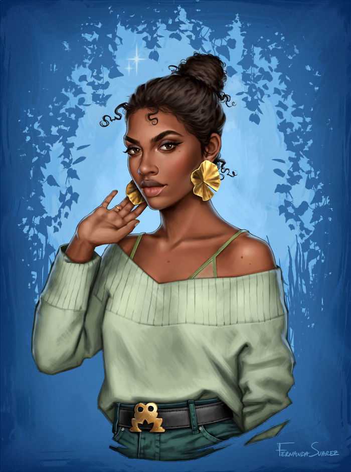 5bb6136231509 Illustrator Shows How Disney Princesses Would Look Like If They Lived In 2018 And The Result Is Awesome 5bb32675bd0ba  700 - Illustratora mostra como os personagens da Disney ficariam se vivessem em 2019