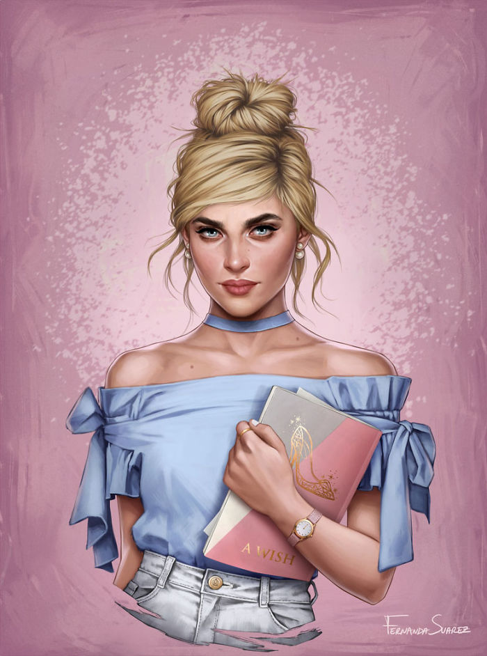 5bb61362a0d16 Illustrator Shows How Disney Princesses Would Look Like If They Lived In 2018 And The Result Is Awesome 5bb3264e1bde3  700 - Illustratora mostra como os personagens da Disney ficariam se vivessem em 2019
