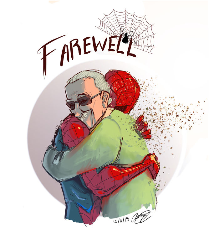 Stan Lee and Spidey