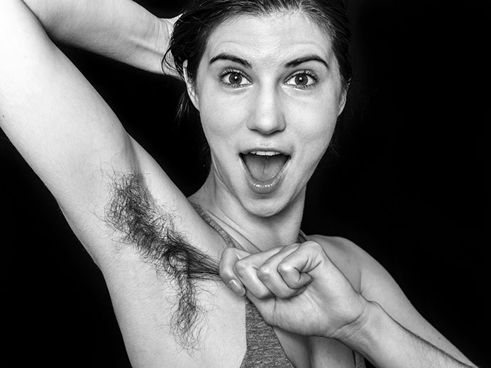 This Photographer Challenges The Female Body Hair Standards With