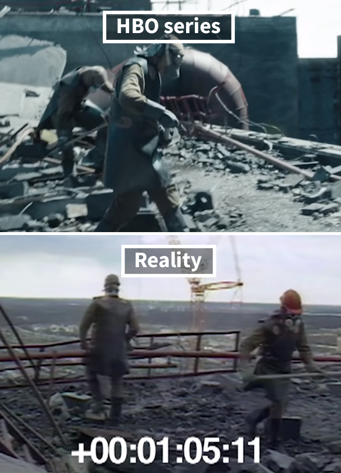 5d073e2d8597d side by side comparison hbo chernobyl with actual footage 16 5d024ae61f350  700 - Fotos de Chernobyl da HBO em comparação a fotos reais