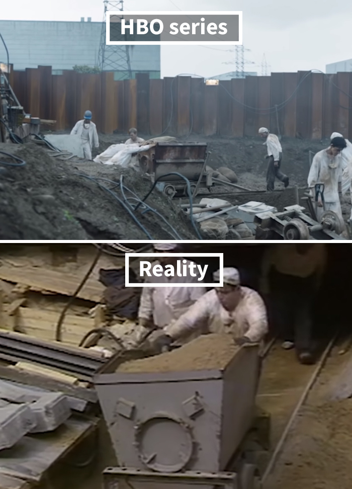 5d073e2e05e90 side by side comparison hbo chernobyl with actual footage 17 5d024b067926d  700 - Fotos de Chernobyl da HBO em comparação a fotos reais