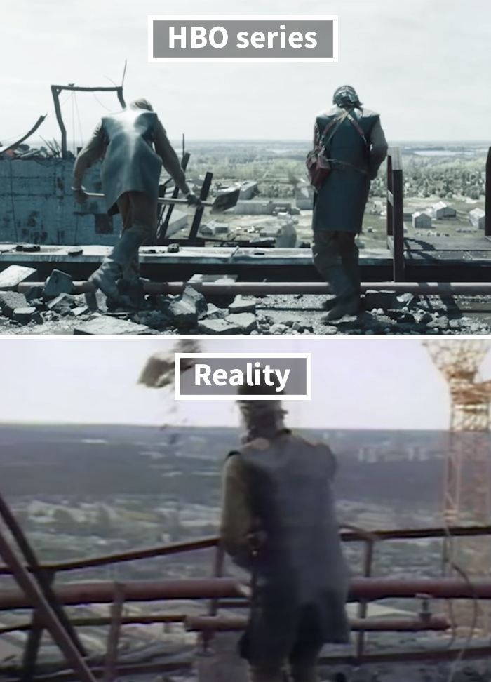 5d073e2e7b796 side by side comparison hbo chernobyl with actual footage 9 5d024370dfedf  700 - Fotos de Chernobyl da HBO em comparação a fotos reais