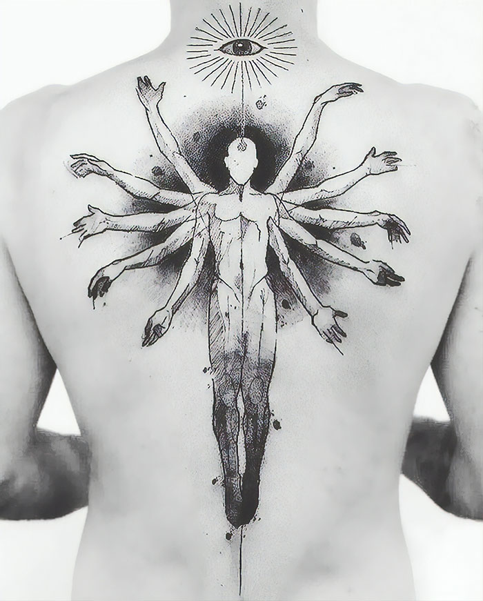 5d7b42bf4a971 full back tattoo ideas 52 5d160e0bbe903  700 - 30 tatuagens de costas incrivelmente detalhadas