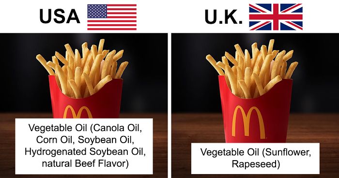 Turns Out Similar Products In The UK And The US Have Very ...