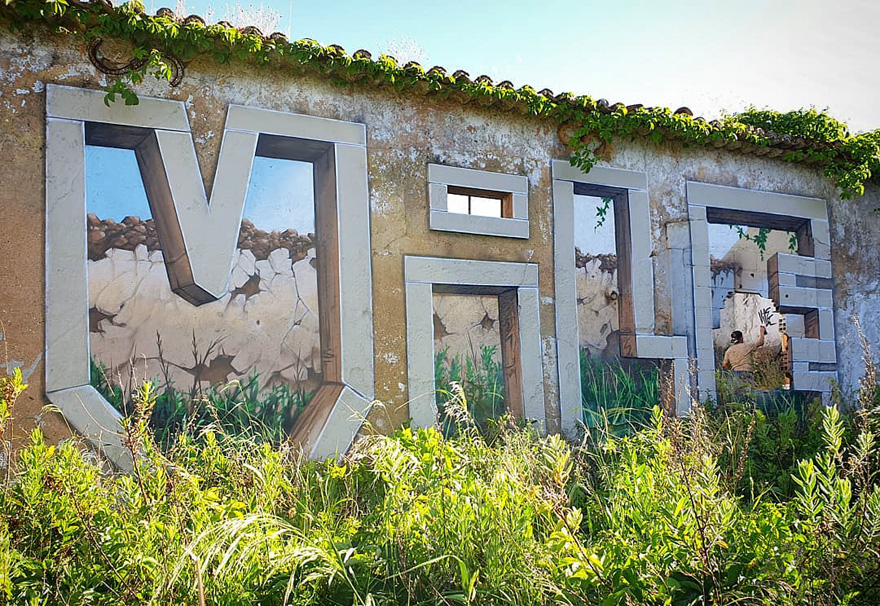 amazing transparent graffiti vile 20 - Português faz as paredes parecerem transparentes usando nada além de tinta Spray