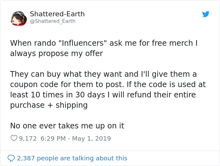 30 Times Influencers Got Publicly Shamed For Trying To Get Free