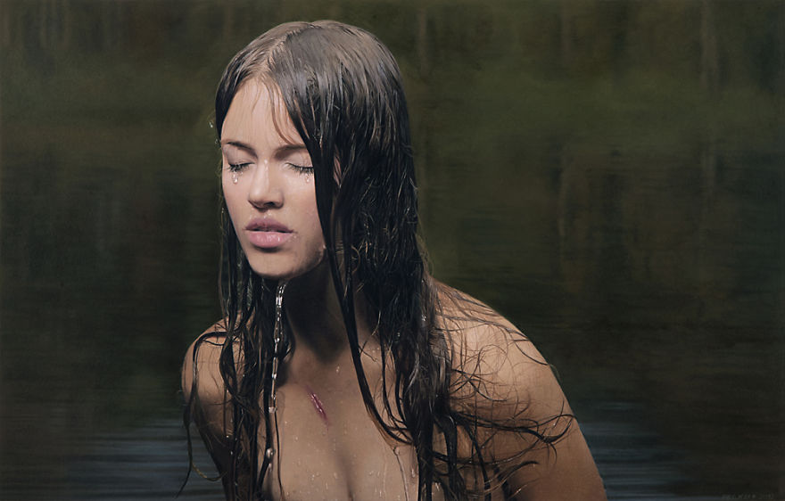 5ee1dc788c19c This German artist makes hyper realistic paintings that will impress you 5edf7faaa5993  880 - Acredite isto é um desenho!